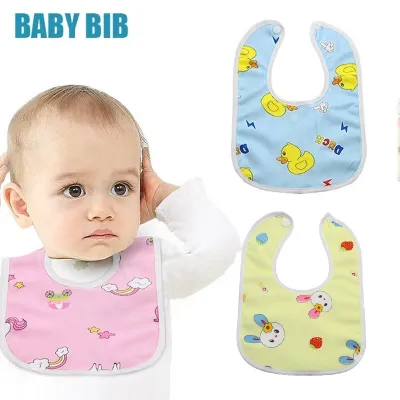 Adjustable Multi Color Baby Bib 2 Pc